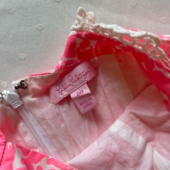 Lilly Pulitzer Size 00 “Zo Dress” Cosmo Pink Sundress - Picture 6 of 7